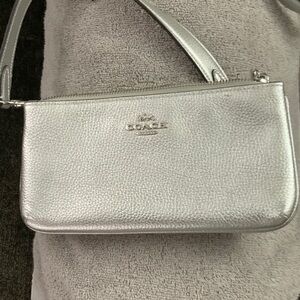 Coach Silver Crossbody Bag